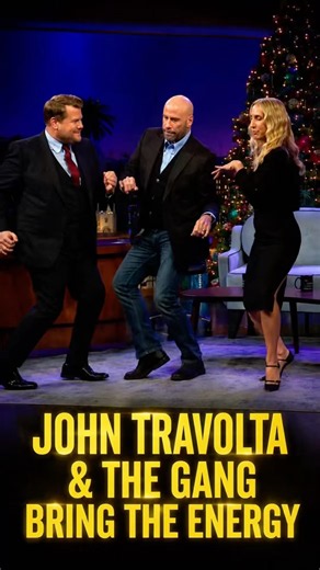 John Travolta & James Corden Bring the Dance Floor to Life | Rasputin Video Remix #videoremix #dance