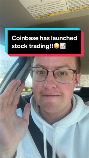 Coinbase has officially launched stock trading!!😳 This is actually CRAZYYYY!! #crypto #cryptonews #coinbase #stocks #stockmarket