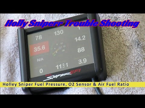 Holley Sniper Air Fuel Ratio Issues & Start Up Issues Symptoms & Fix