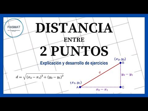 Distancia entre dos puntos || Ejercicios resueltos
