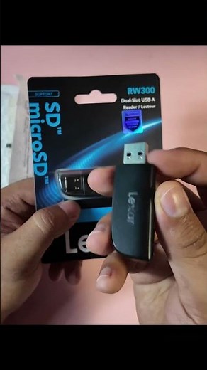 Best and Affordable Card Reader for Content Creators: Lexar USB 3.2 Dual Slot RW300 SD/MicroSD Ca...