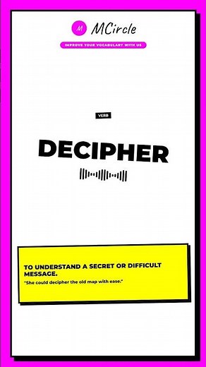 Learn English: What is Decipher? | Vocabulary Shorts