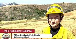 20 reactions | Officer Candidate Zully Garcia, Task Force Rattlesnake member, shares her experience during training to become a Type 1 Wildland Firefighter and her motivation for joining the task force. To apply: https://calguard.ca.gov/taskforcerattlesnake/ CAL FIRE | California Governor | The National Guard | California National Guard | Facebook