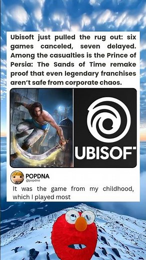 Ubisoft Cancels Six Games, Delays Seven - Even Prince of Persia Can’t Escape