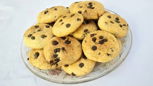 Cookies sans beurre aux pépites de chocolat