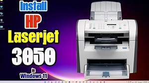 How to Download & Install HP LaserJet 3050 Printer Driver in Windows 11 PC or Laptop by USB