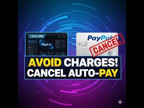 How to Get Pippit AI Free Trial & Cancel PayPal Auto-Payment (Full Guide)