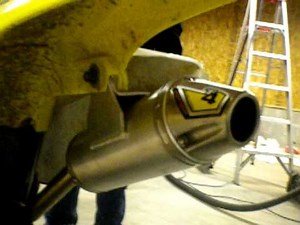 drz 125 with pro circuit exhuast