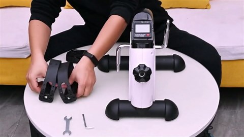 Mini Exercise Bike, Portable Mini Cycle Exercise Bike with Digital Display, Under Desk Bike Pedal Exerciser Stepper for Home Office Senior