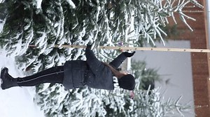 Back View Beautiful Lady Choose Fir Stock Footage Video (100% Royalty-free) 1098143247 | Shutterstock