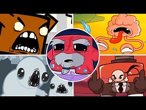 Super Meat Boy 1 & 2 (Forever) All Bosses Fight (No Damage)