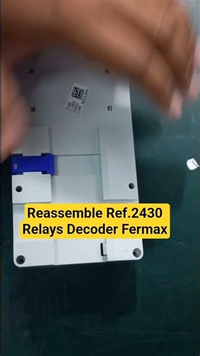 Reassemble Ref.2430 Relays Decoder Fermax Access Control System #shorts #accesscontrol #decoder