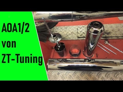 ZT-Tuning AOA mit verstellbarem Gegenkonus am 50ccm Almot Zylinder CO2radtechnik Simson Tuning