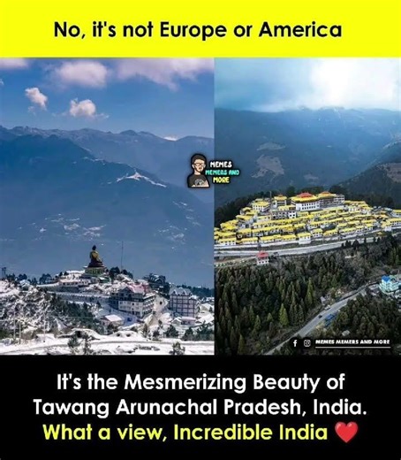 Hidden Heaven of India – Tawang Arunachal Pradesh 🇮🇳✨