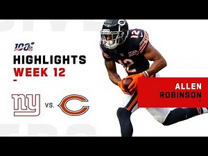 Allen Robinson Bears Down on Giants w/ 131 Yds & 1 TD | NFL 2019 Highlights