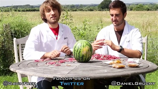Watch Watermelon Exploding In Slow Motion!