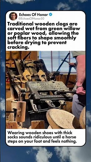 TRADITIONAL DUTCH CLOG MAKING EXPLAINED