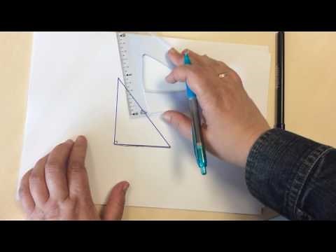 Alturas y ortocentro de un triángulo rectángulo