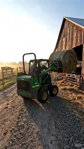 Simple farm morning feeding routine 🌄