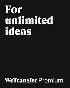 20 reactions | Big ideas come with big file sizes—send them all! | WeTransfer | Facebook