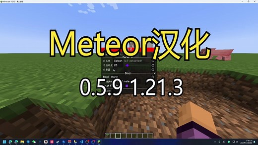 [meteor-client]meteor-client汉化 (演示版本【0.5.9 1.21.3】)
