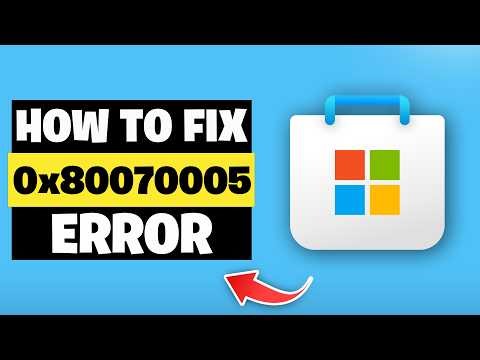 Microsoft Store Error Code 0x80070005 We Can't Seem To Start Microsoft Store Update On PC FIX