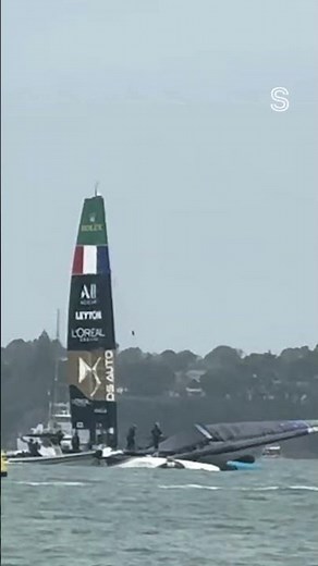 Two injured in major collision between Black Foils, France at SailGP Auckland | Stuff.co.nz