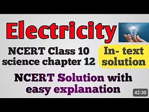 Electricity chapter Intex question Class 10th Science CBSE Intext Question Complete Theory Science 👍