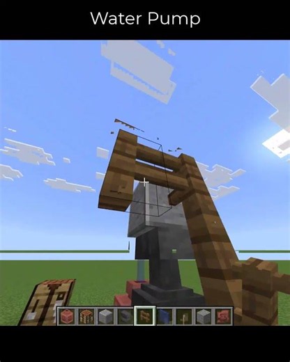 Easy Minecraft Water Pump Tutorial Beginner Friendly