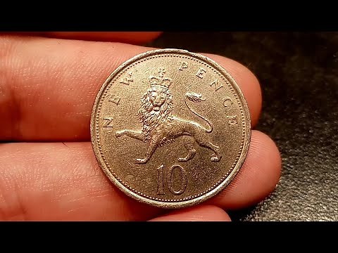 UK 1975 10 NEW PENCE Coin VALUE + REVIEW - Queen Elizabeth II 1975 10p New Pence Coin