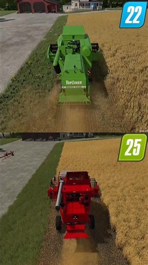 LS22 vs LS25 | Dreschen Vergleich