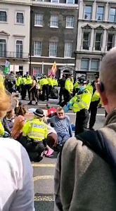 16K views · 413 reactions | Exclusive footage here from Graham F out in Central London. Should XR just be called half hearted guilt ridden middle class rebellion? | UNN | Facebook