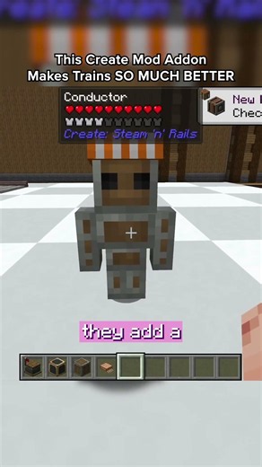 THIS CreateMod Addon Makes Trains WAY Better #minecraft #createmod