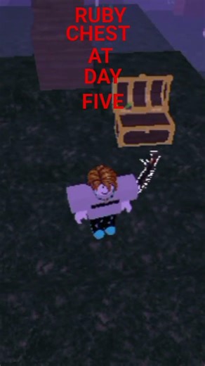 I FIND RUBY CHEST AT DAY FIVE #viral #gamingshorts #gaming