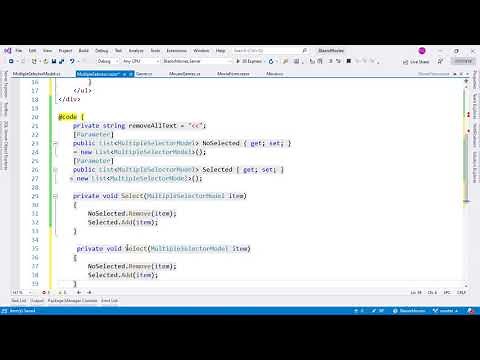 17 - Blazor: Multiple Selector Component