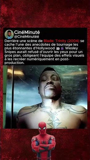 Wesley Snipes Refusait d’Ouvrir les Yeux 👀🎬 | Blade: Trinity (2004)