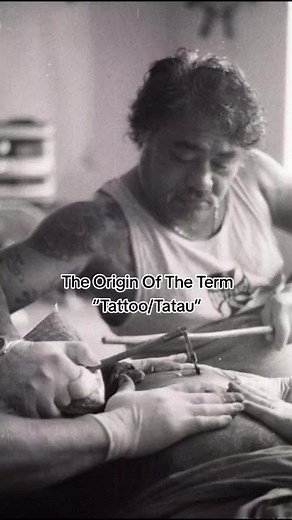 Replying to @user5143392261291 tatau” which means to mark or strike, the word tattoo. It's most likely connected to the words tatau or tatu, meaning “mark or puncture on the skin.” Many historians believe that Captain James Cook first introduced these words into the English language in the mid-18th century. #polynesianhistory #Polynesian #pacificislander #tatau #Fyp #culture #Oceania #peopleofthesea