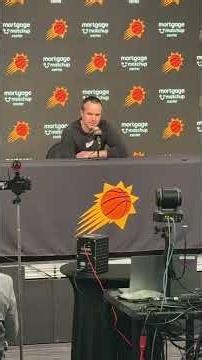Phoenix Suns Head coach speaks after Dillon Brooks arrest