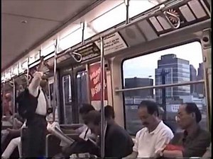 Newark, NJ PATH and NJT Bus at Airport 1997