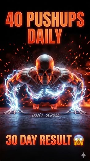 What happens if you do40 Push-Ups every day for 30 days?