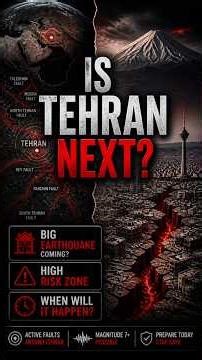 Tehran Earthquake Risk: The Big One Is Coming? #Tehran #Earthquake #Seismology #DisasterPreparedness