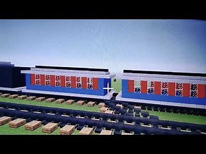 Minecraft Polar Express passenger cars