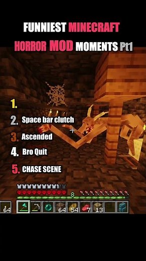 Minecraft Gets REALLY SCARY??? #minecraft #horror #gaming #shorts