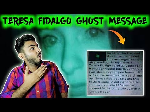 Real Truth of Teresa Fidalgo Ghost 😨