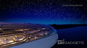 The Airbus Concept Cabin illustrates what the future of flight might look like. | GIGadgets