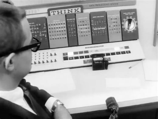 An IBM computer plays “Jingle Bells” at Arlington State College in Texas, December 1965. | Computer Love Records