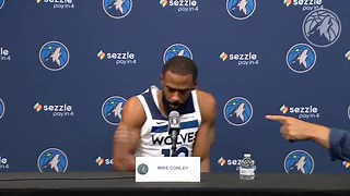 Mike Conley 2025 Wolves Media Day Press Conference