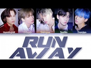TXT - Run Away (Color Coded Lyrics Eng/Rom/Han)