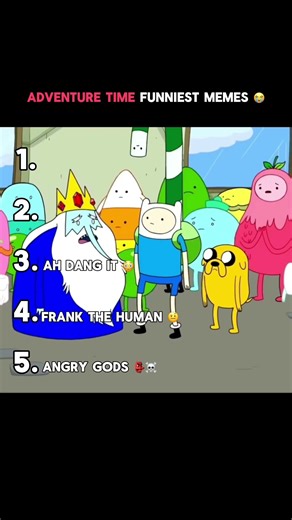 Top 5 Funniest Adventure Time Memes 😭☠️ #adventuretime
