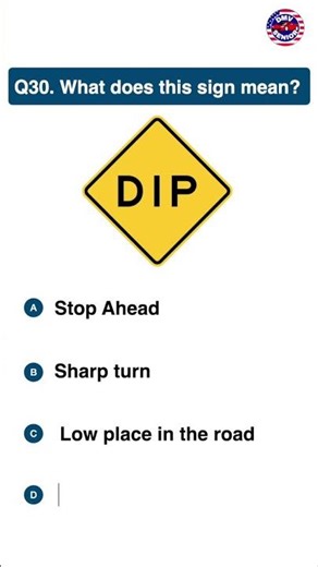 DIP Sign #dmv #roadsigns